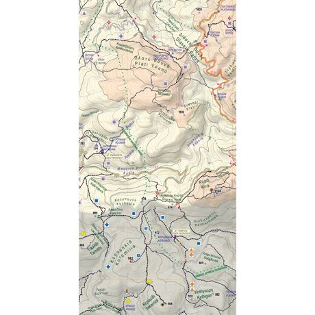 Χάρτης Ανάβαση Πάρνηθα 1:25.000