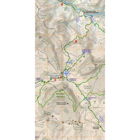 Χάρτης Ανάβαση Ζαγόρι-Βάλια Κάλντα-Μέτσοβο 1:40.000