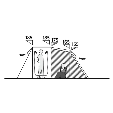 Outwell Hamra 4 Camping Tent – 4 Person