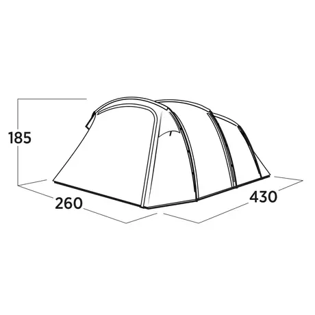 Outwell Hamra 4 Camping Tent – 4 Person