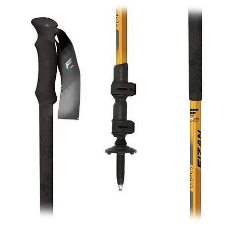 Elbrus Orange Τηλεσκοπικά Μπατόν Πεζοπορίας Fizan