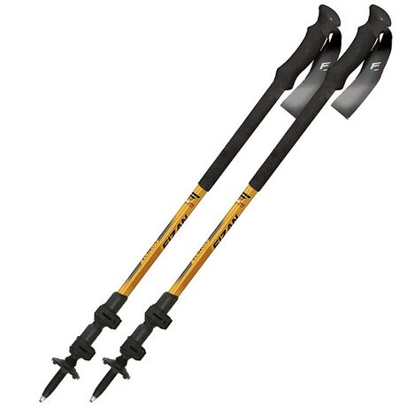 Elbrus Orange Τηλεσκοπικά Μπατόν Πεζοπορίας Fizan