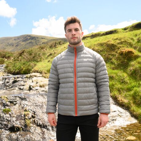 Polar Reversible Or/Gr Ανδρικό Μπουφάν Πουπουλένιο Mac In A Sac