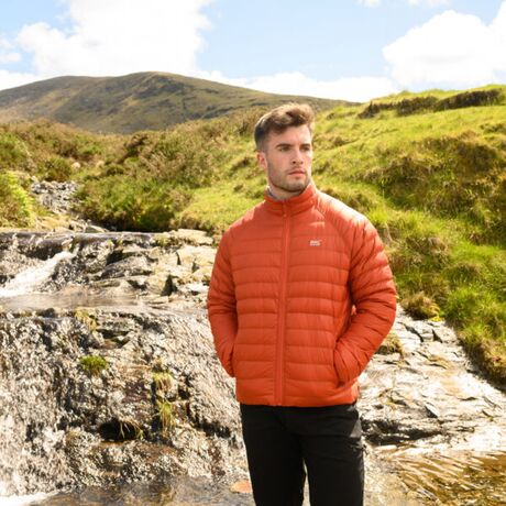 Polar Reversible Or/Gr Ανδρικό Μπουφάν Πουπουλένιο Mac In A Sac