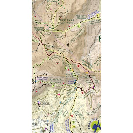 Χάρτης Ανάβαση Παρνασσός 1:35.000