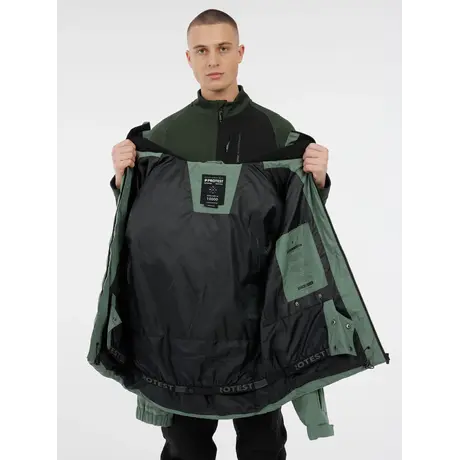 Prtmalmo Puffer Ski Jacket Aspen Green Ανδρικό Μπουφάν Protest