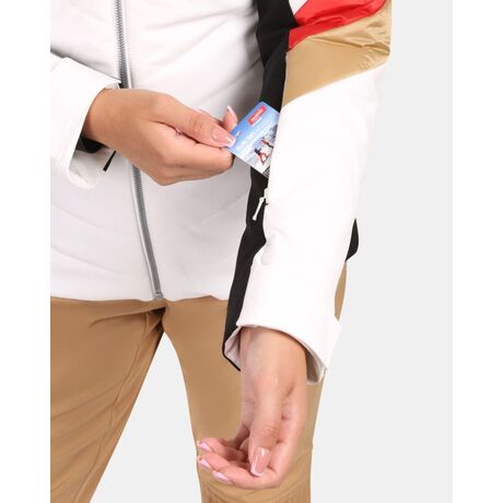 Kilpi LIN-W White Women’s Ski Jacket