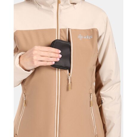 Kilpi FLIP-W Beige – Women’s Ski Jacket