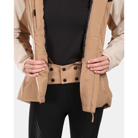 Kilpi FLIP-W Beige – Women’s Ski Jacket