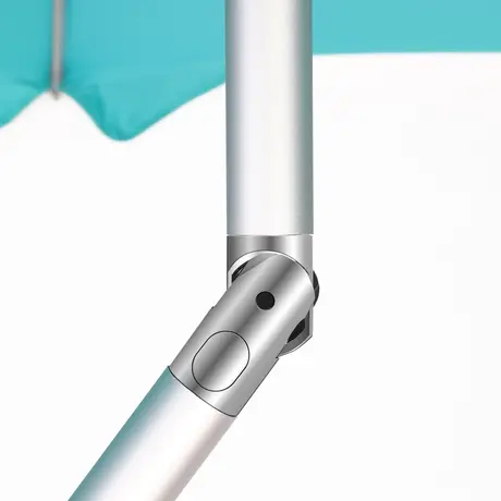 Maui & Sons 2.20m Petrol Beach Umbrella with Side Shade 1983