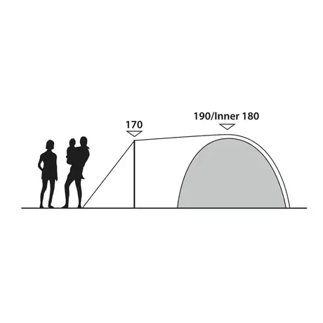 Outwell Cloud 5 Plus 5 Person