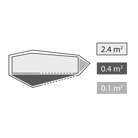 Robens Cress 1 PRO Tent 1-Person Ultralight 1.8 kg