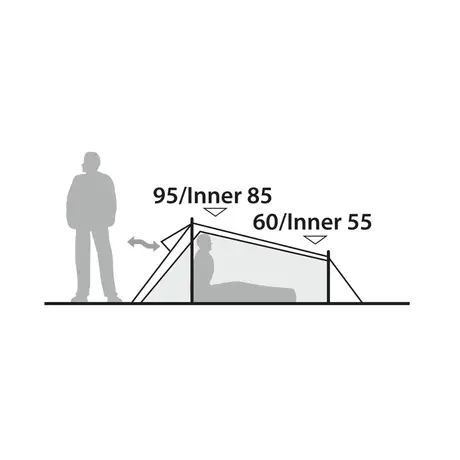 Robens Cress 1 PRO Tent 1-Person Ultralight 1.8 kg