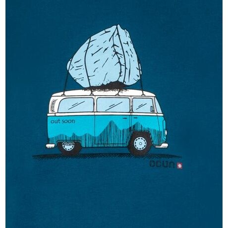 Classic T Bus-Stone Blue Ink Ανδρική Μπλούζα Ocun