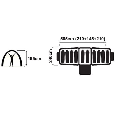 Tasman 10P Dome Tent Σκηνή 10 Ατόμων Oztrail