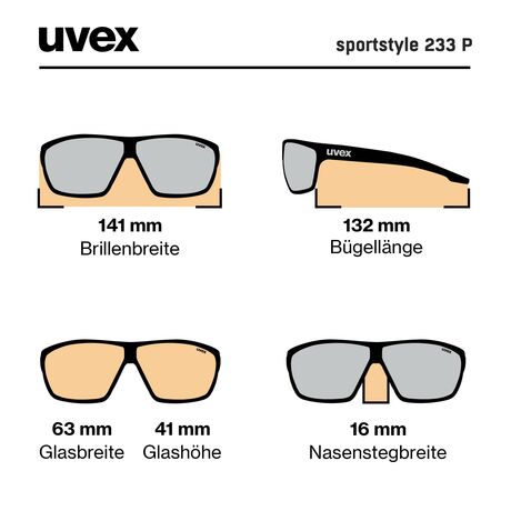 Uvex Sunglasses Sportstyle 233 2250 Polarized
