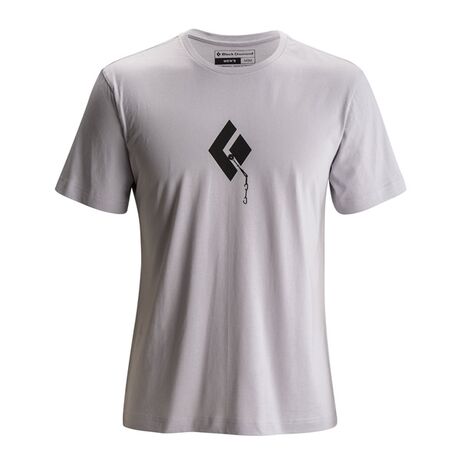 Ανδρικό T-Shirt Black Diamond Placement Tee Aluminum