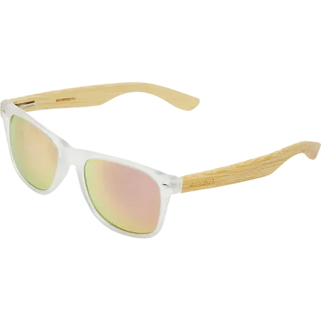 Cairn Hybrid Mat White Transparent Pink Unisex Sunglasses