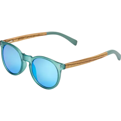 Cairn Hype Mat Transparent Eucalyptus Wood Unisex Sunglasses