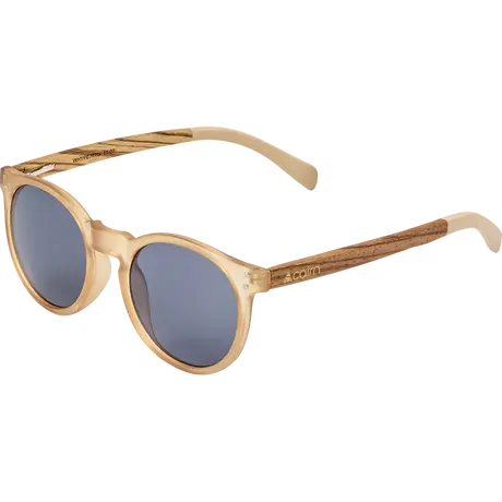 Cairn Hype Mat Transparent Biscuit Wood Unisex Sunglasses