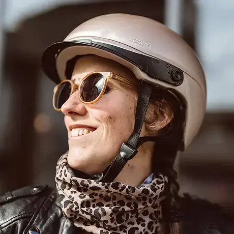 Cairn Hype Mat Transparent Biscuit Wood Unisex Sunglasses