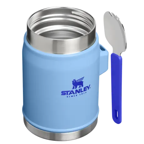 Stanley Legendary Food Jar + Spork Blue Sky 0.47L
