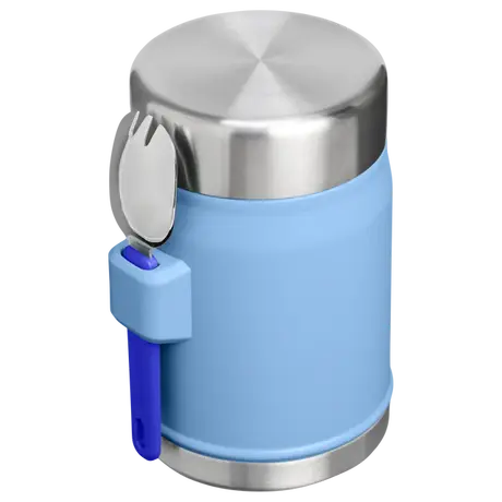 Stanley Legendary Food Jar + Spork Blue Sky 0.47L