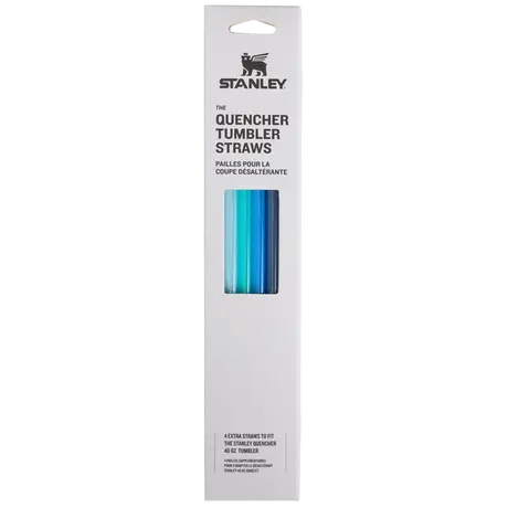 Stanley Quencher Straws 4-Pack Blue Replacement Straws