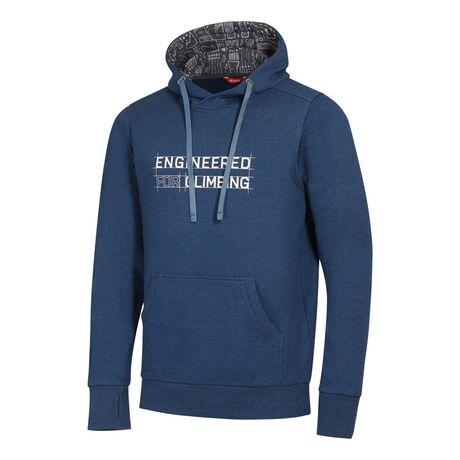 Ocun Ανδρικό Φούτερ Hoodie Blue Opal-Excalibur