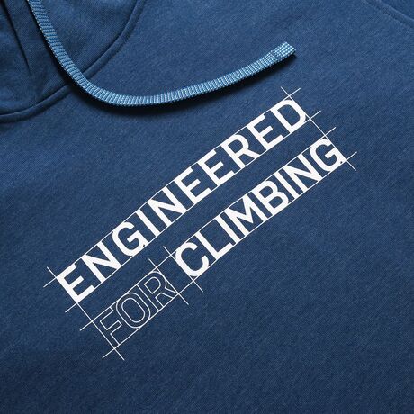 Ocun Ανδρικό Φούτερ Hoodie Blue Opal-Excalibur