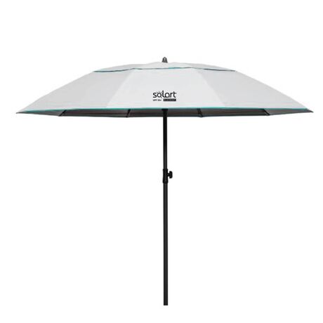 Solart Beach Umbrella 1916 White 210cm