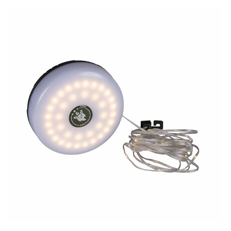 Rechargeable 2-in-1 Camping Light 10m LED String Lights – 100 LEDs – Power Bank