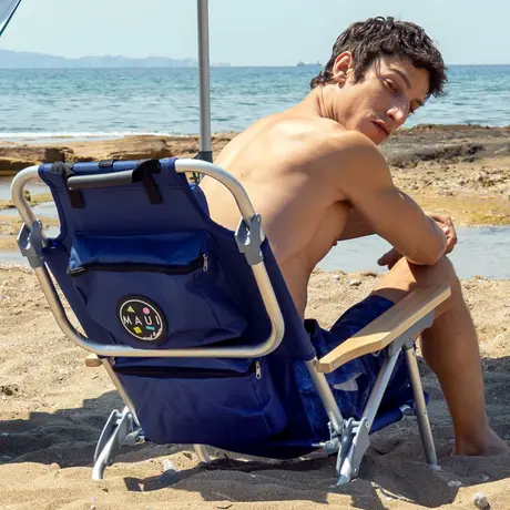 Καρεκλάκι Παραλίας 2622 Μπλε Maui & Sons