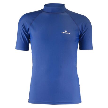 VAQUITA Men's Short Sleeve UV Protection Shirt Blue
