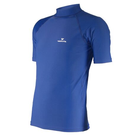 VAQUITA Men's Short Sleeve UV Protection Shirt Blue