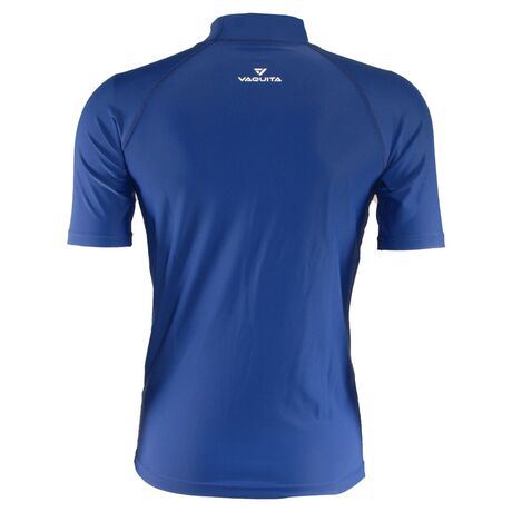 VAQUITA Men's Short Sleeve UV Protection Shirt Blue
