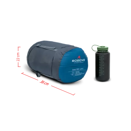 Robens Serac 900 -20°C Long Down Sleeping Bag 4 Seasons