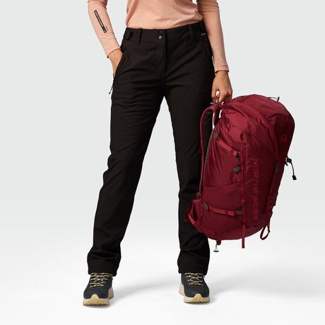 Northfinder Γυναικείο Παντελόνι Πεζοπορίας Softshell Angela Black