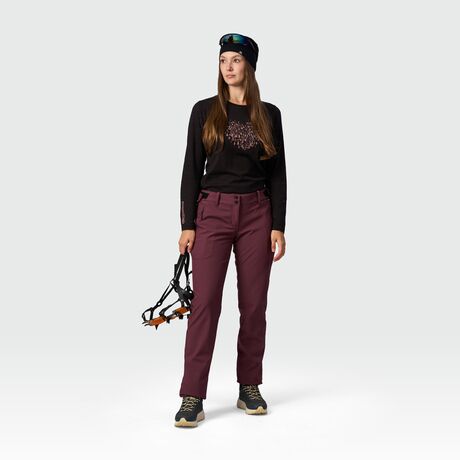 Northfinder Γυναικείο Παντελόνι Πεζοπορίας Softshell Angela Darkgrape