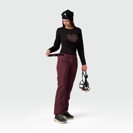 Northfinder Γυναικείο Παντελόνι Πεζοπορίας Softshell Angela Darkgrape