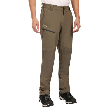 Kilpi Villain-M Green Men's Softshell Hiking Pants