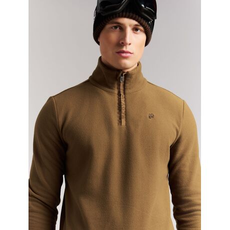 Protest Ανδρικό Fleece PRTREPERFECTO Sandy Brown Beige