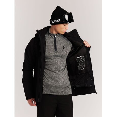 Protest Men's Ski Jacket PRTAkas Softshell True Black