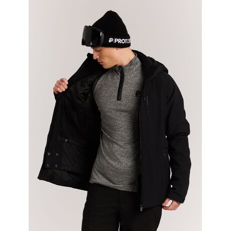 Protest Men's Ski Jacket PRTAkas Softshell True Black
