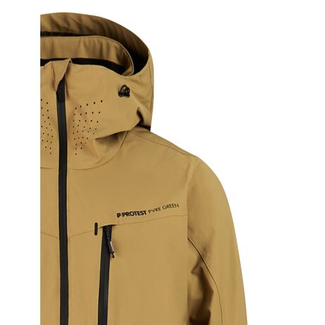 Protest Men's Ski Jacket PRTTIMOTHY Sandy Brown