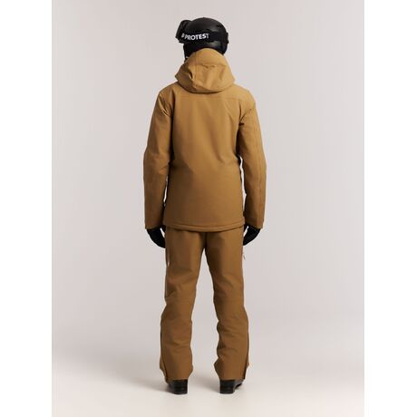 Protest Men's Ski Jacket PRTTIMOTHY Sandy Brown