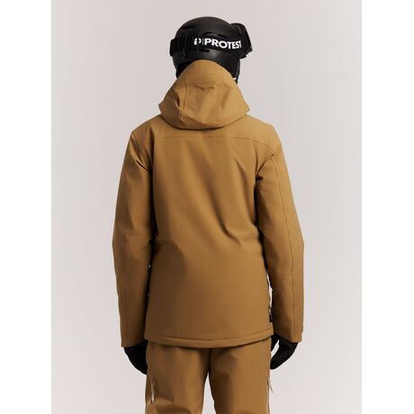 Protest Men's Ski Jacket PRTTIMOTHY Sandy Brown