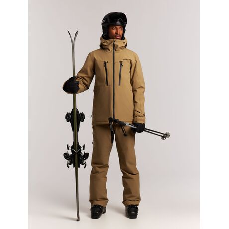 Protest Men's Ski Jacket PRTTIMOTHY Sandy Brown