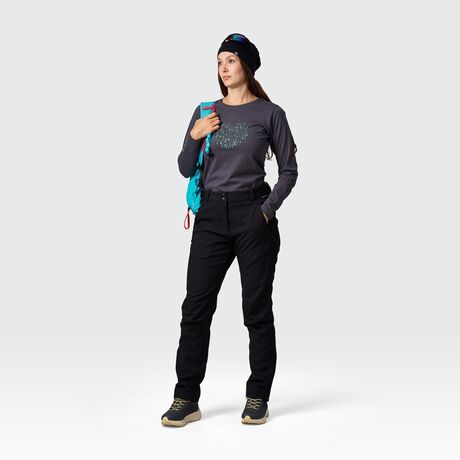 Northfinder Women's Softshell Hiking Trousers 3L Ruut Black