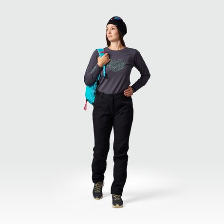 Northfinder Women's Softshell Hiking Trousers 3L Ruut Black